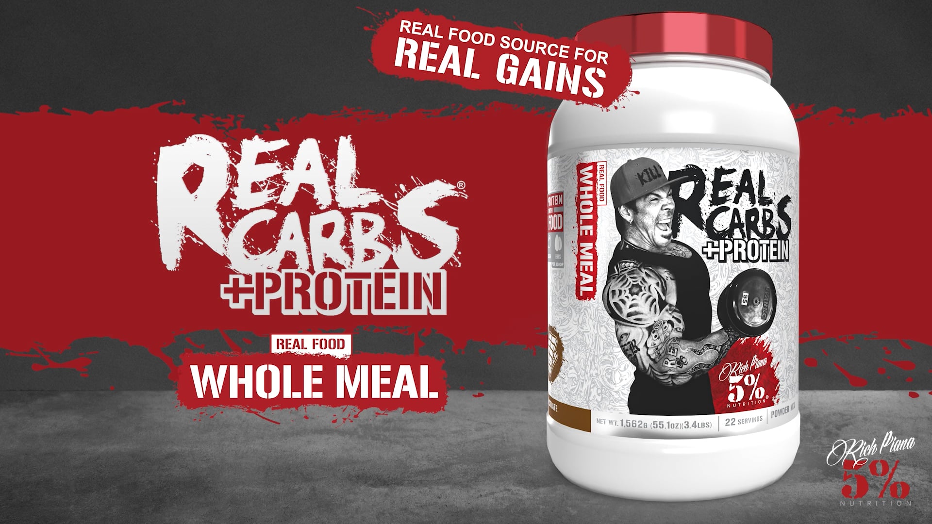 Real Carbs + Protein - Meal Replacement Product Explainer