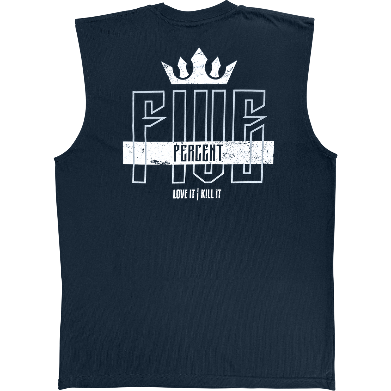 One Day You May, Navy Sleeveless T-Shirt