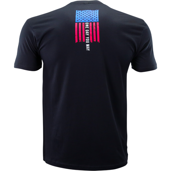 5% Nation Flag, Black T-Shirt