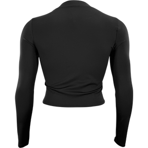 Five Percent, Women's Cropped Long Sleeved Shirt