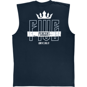 One Day You May, Navy Sleeveless T-Shirt