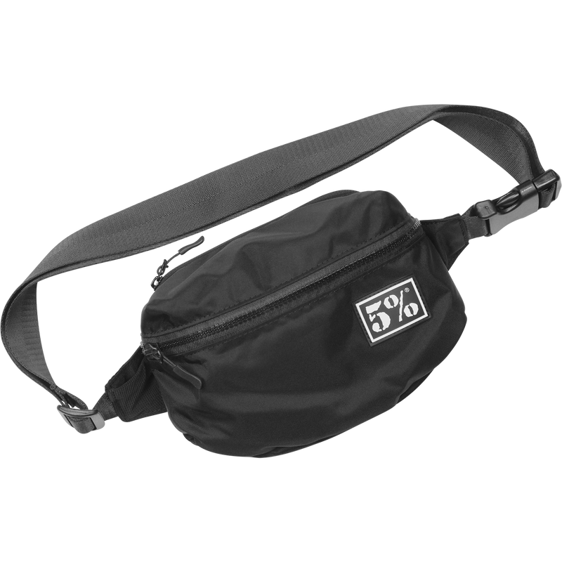 5% Black Crossbody Bag