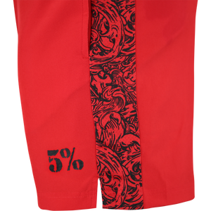 5% Red Lifting Shorts - 5% Nutrition