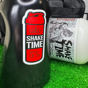 Shake Time Decal | Die Cut (Black/Red)