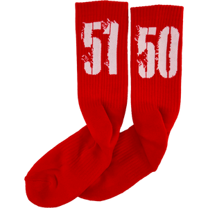 5150 Signature Edition Crew Socks (red)