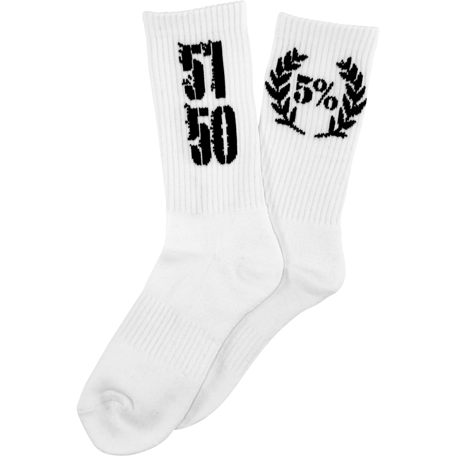 5150 Signature Edition Crew Socks (white)