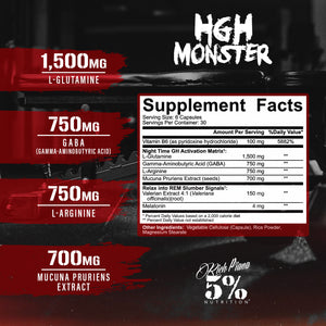 HGH Monster Nighttime Muscle Recovery + Sleep Support