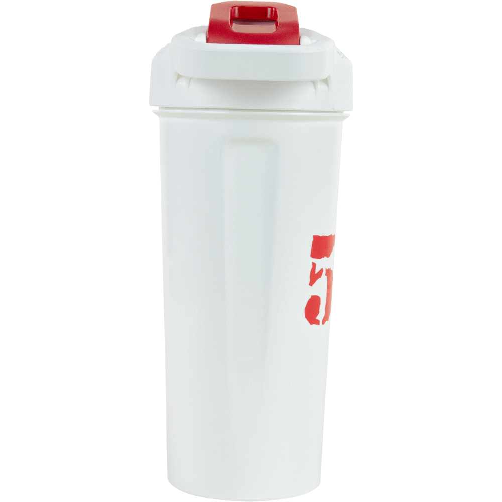 5% 20oz Shaker Cup (White/Red) - 5% Nutrition