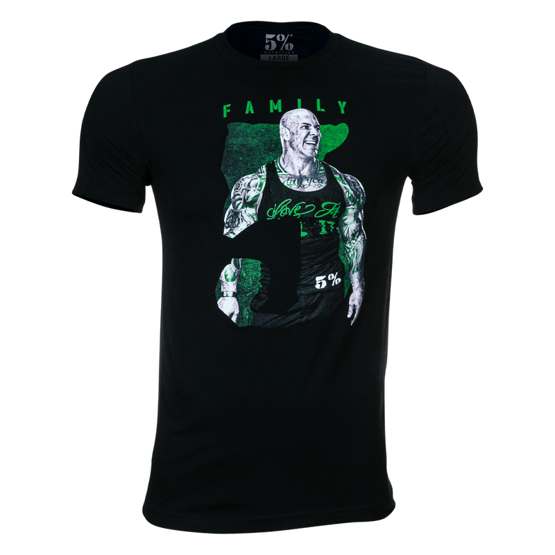 5% Family, Black T-Shirt