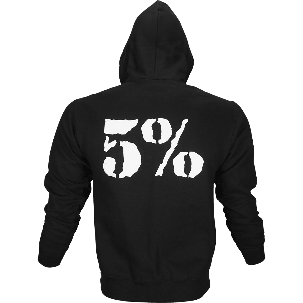 Kill It, Zip-Up Hoodie (Black) - 5% Nutrition