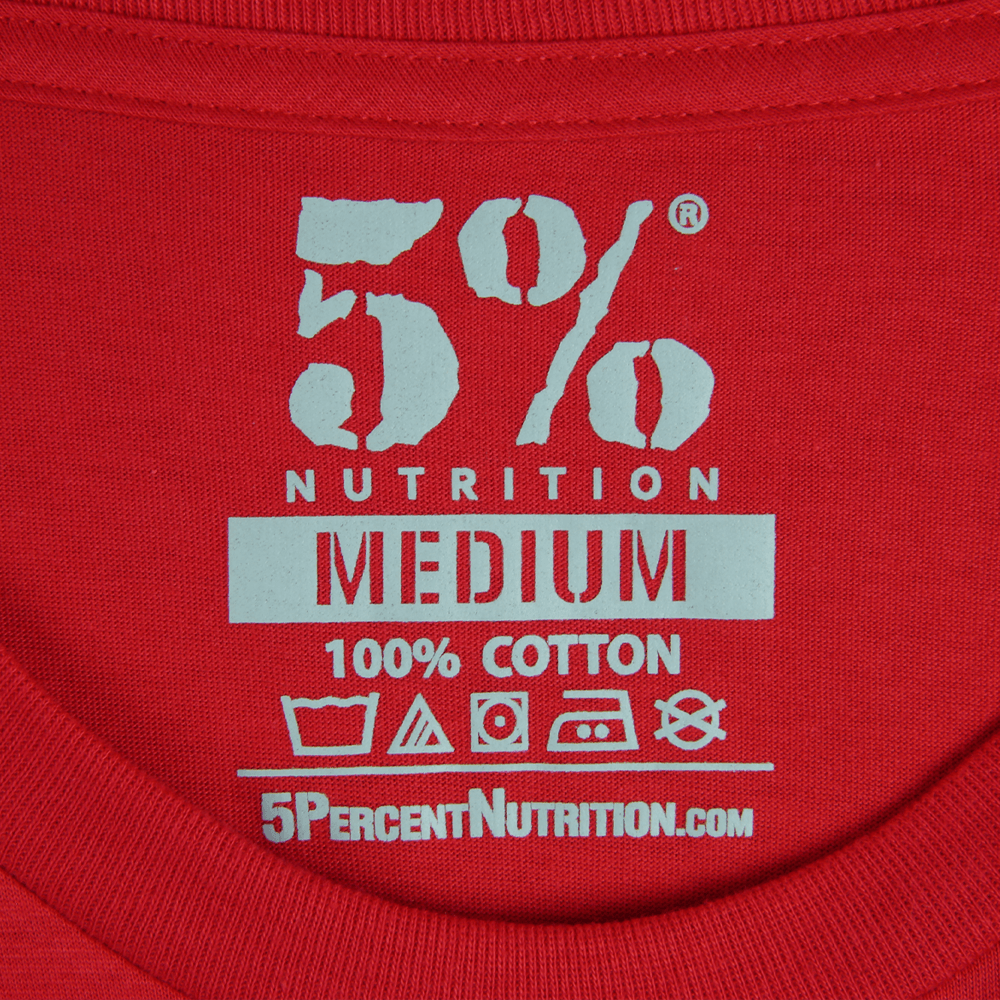 Livin The Dream, Red T-Shirt - 5% Nutrition
