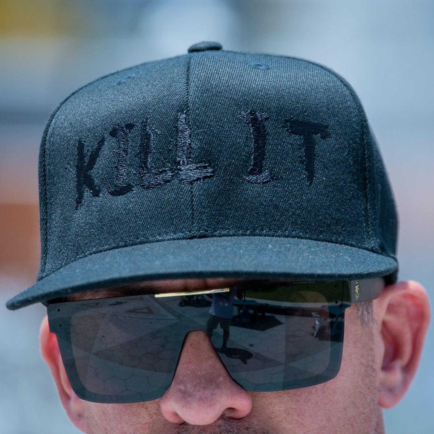 Love It Kill It, Black Hat with Black Lettering - 5% Nutrition