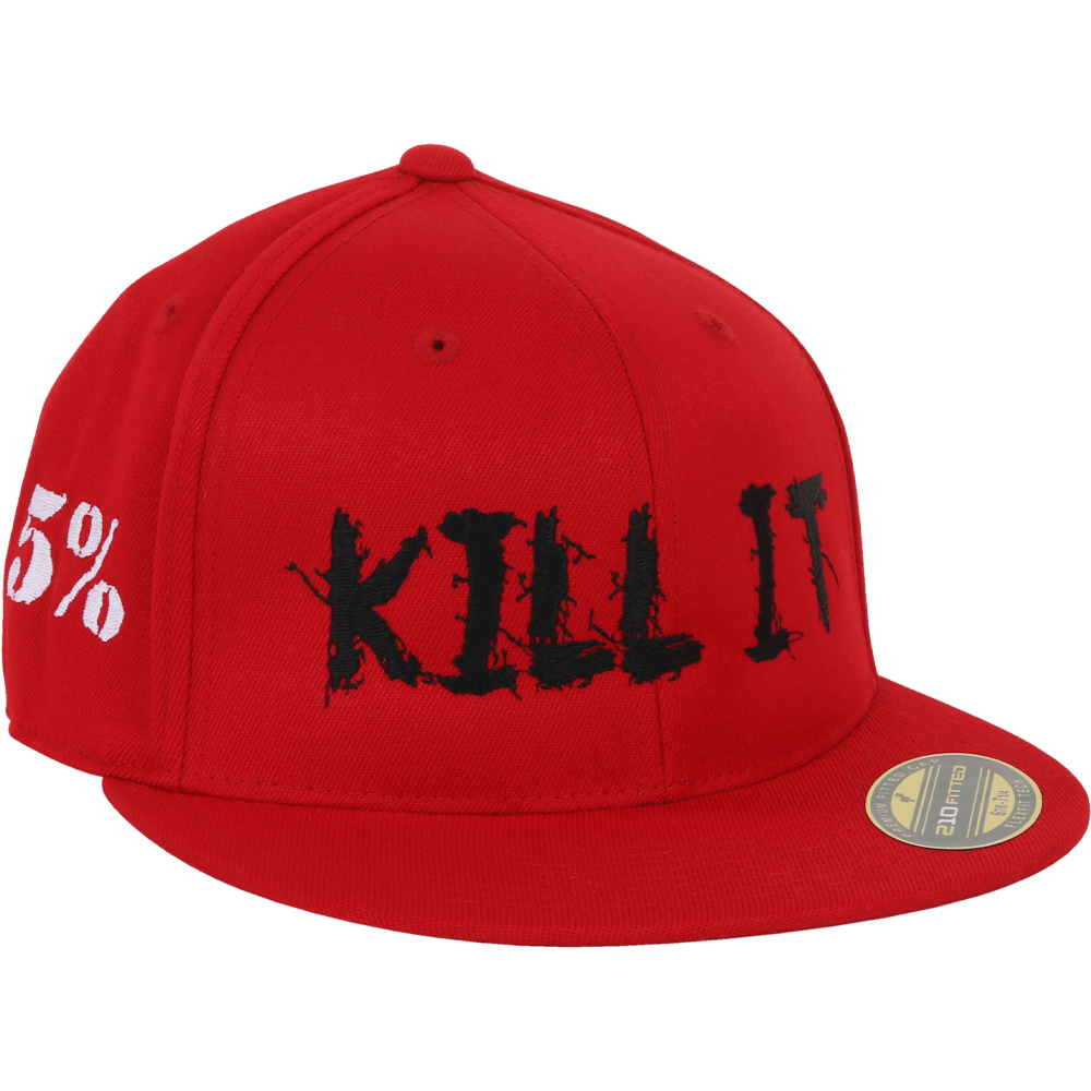 Love It Kill It, Red Hat with Black Lettering - 5% Nutrition