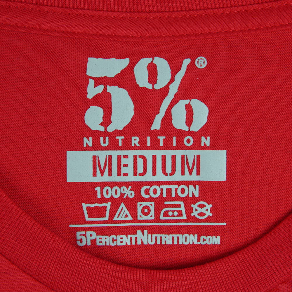 One Day You May, Red T-Shirt - 5% Nutrition