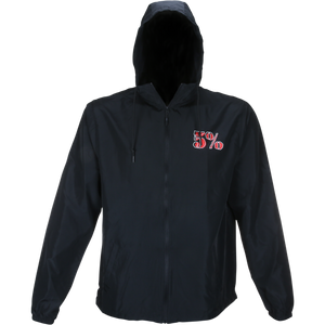 One Day You May Windbreaker (Black) - 5% Nutrition
