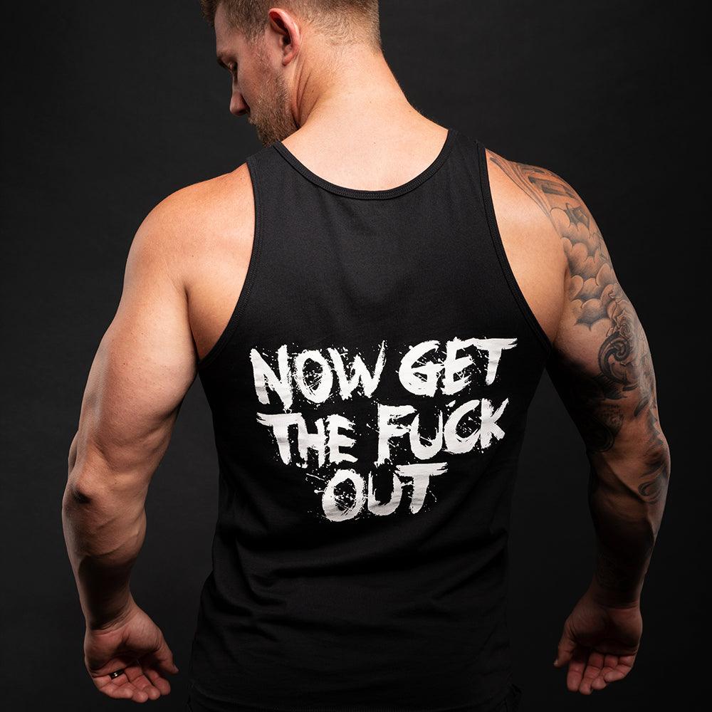 Welcome To My World, Black Tank Top with White Lettering - 5% Nutrition