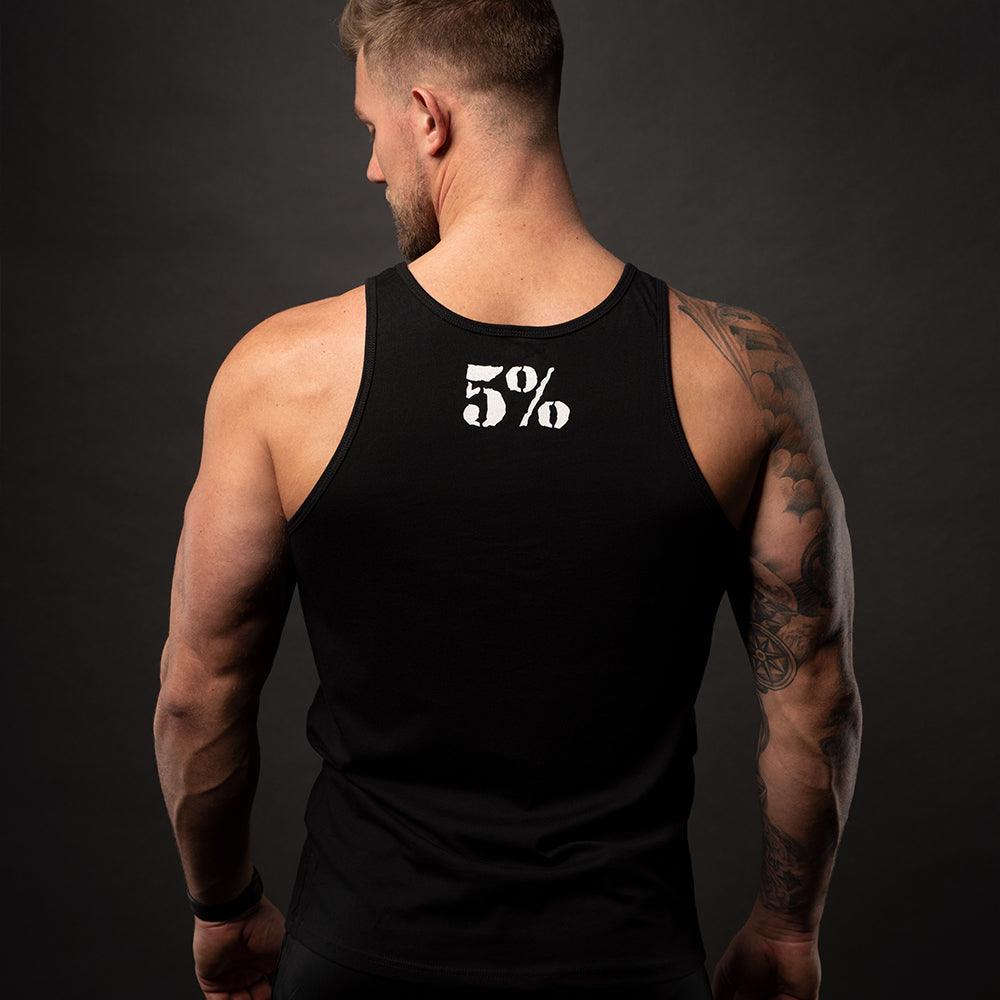 Whatever It Takes, Black Tank Top with White Lettering - 5% Nutrition